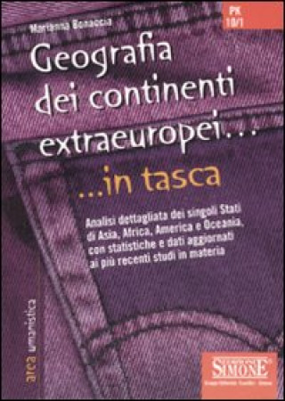 Kniha Geografia dei continenti extraeuropei Marianna Bonaccia