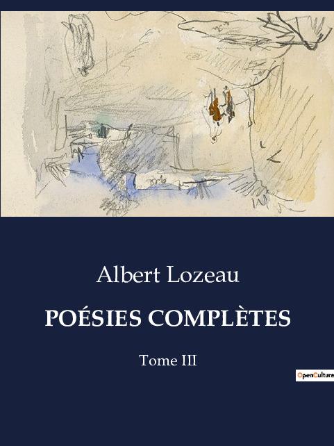 Boek POESIES COMPLETES LOZEAU ALBERT