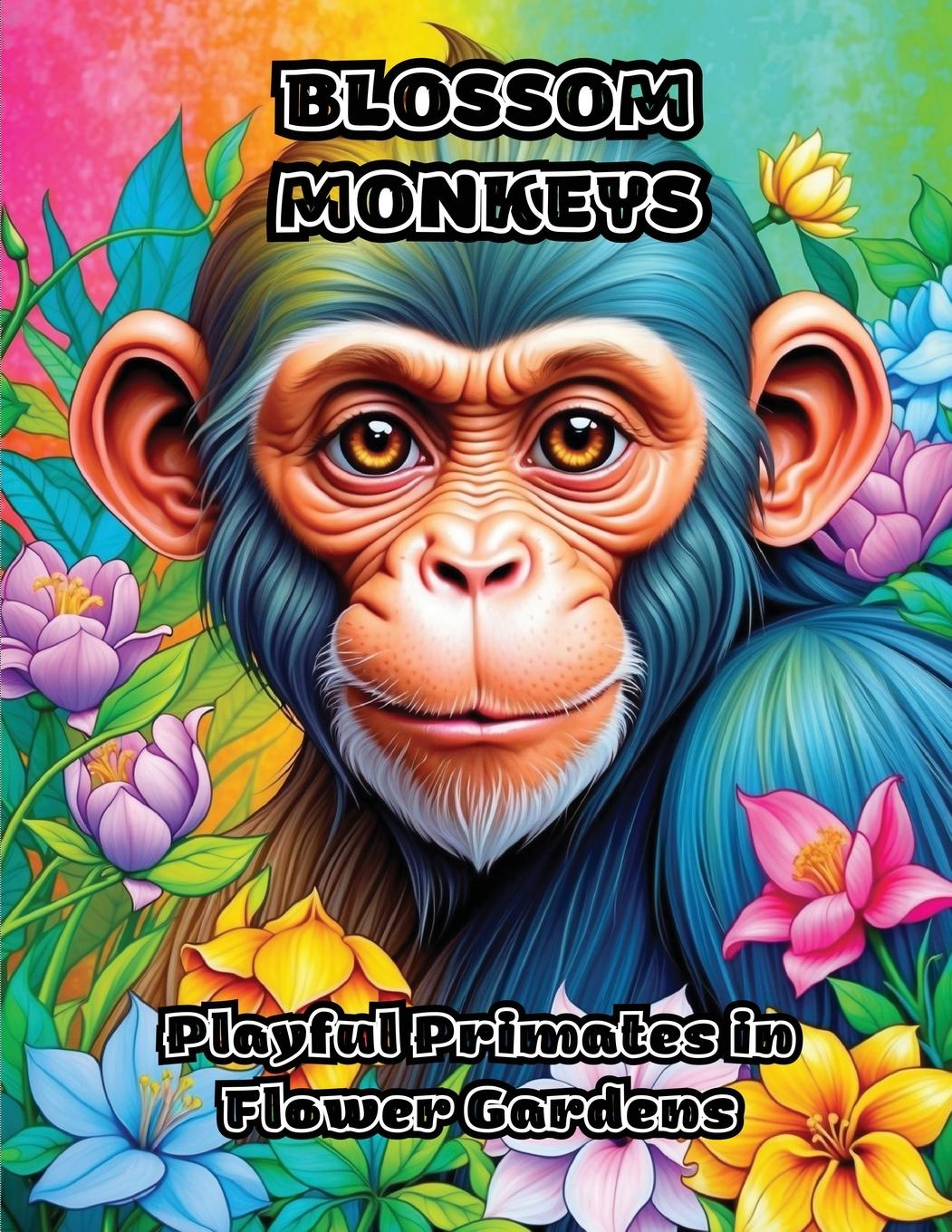 Knjiga Blossom Monkeys ColorZen