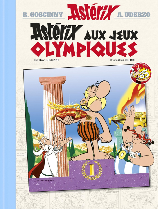 Book Astérix aux jeux Olympiques n°12 - édition luxe - 65 ans Astérix René Goscinny