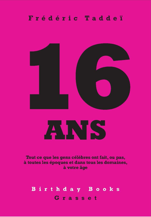 Boek 16 ans Frédéric Taddeï
