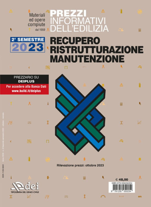 Książka Prezzi informativi dell'edilizia. Recupero, ristrutturazione, manutenzione. 2° semestre 2023. Rilevazione prezzi Ottobre 2023 