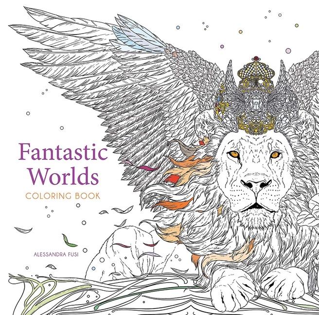 Carte Fantastic Worlds Coloring Book Alessandra Fusi