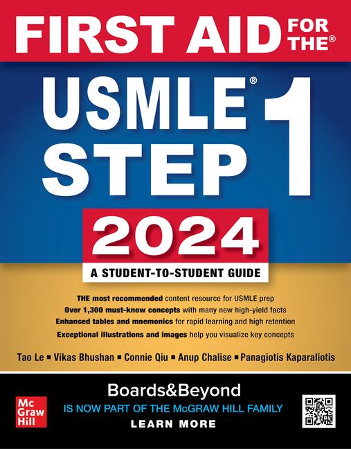 Book First Aid for the USMLE Step 1 2024 Vikas Bhushan