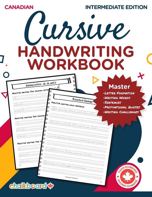 Knjiga Intermediate Cursive Handwriting Workbook 