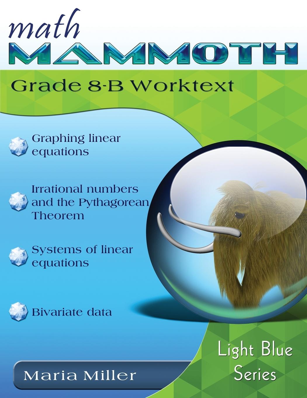 Book Math Mammoth Grade 8-B Worktext 