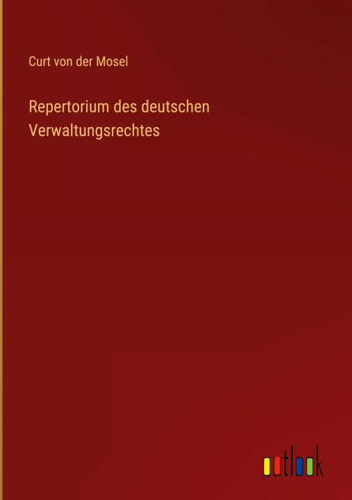 Carte Repertorium des deutschen Verwaltungsrechtes 
