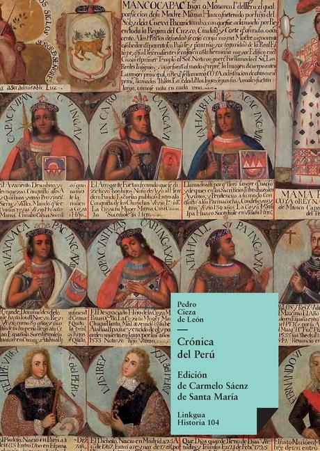Knjiga Crónica del Perú Carmelo Sáenz de Santa María