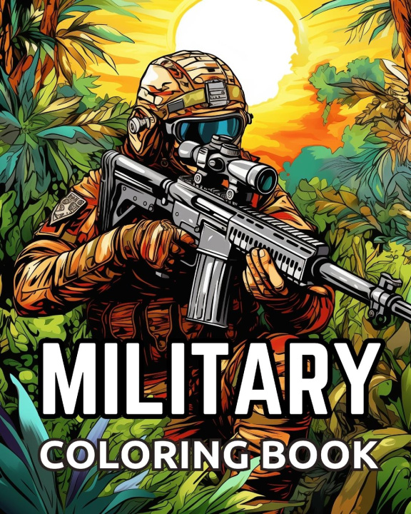 Könyv Military Coloring Book 