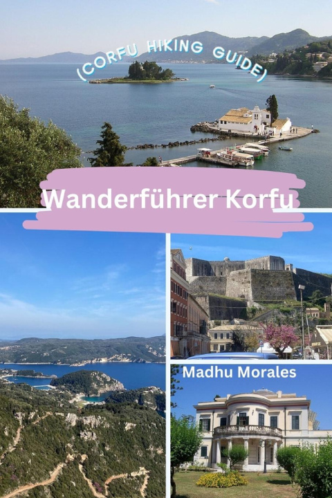 Kniha Wanderführer Korfu (Corfu Hiking Guide) 