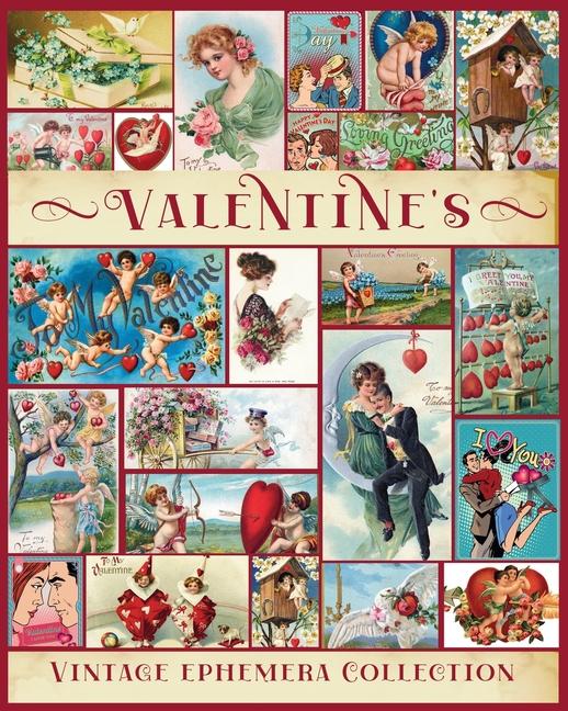 Kniha Valentine Vintage Ephemera Collection 