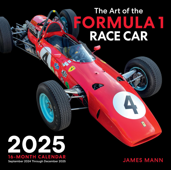 Calendar/Diary Art of the Formula 1 Race Car 2025 