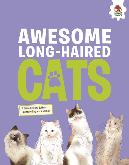 Kniha Awesome Long-Haired Cats Marina Halak