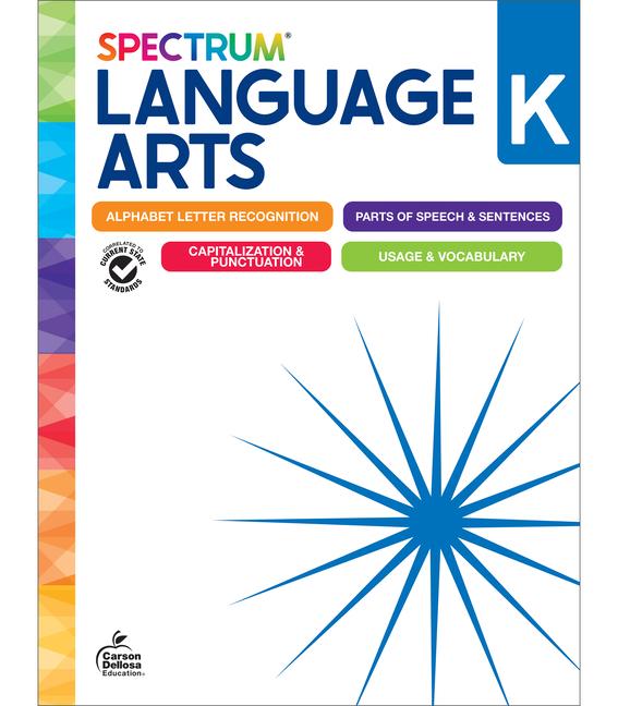 Kniha Spectrum Language Arts Workbook, Grade K Carson Dellosa Education