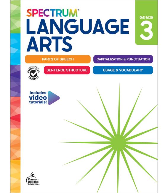 Kniha Spectrum Language Arts Workbook, Grade 3 Carson Dellosa Education
