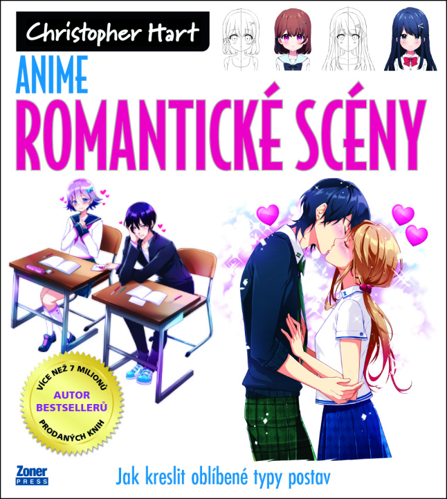 Book Anime – romantické scény Christopher Hart