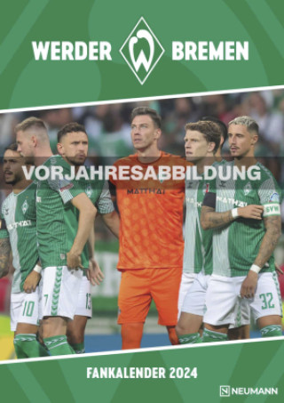 Kalendarz/Pamiętnik Werder Bremen 2025 - A3-Kalender - Fußball-Kalender - Fan-Kalender - 29,7x42 - Sport Neumann