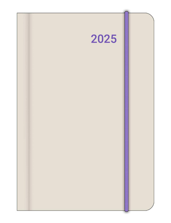 Calendar / Agendă MIDNIGHT 2025 - Diary - Buchkalender - Taschenkalender - 8x11,5 Neumann