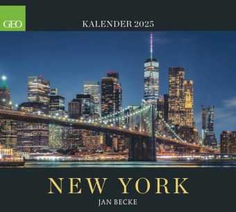 Kalendář/Diář GEO New York 2025 - Wand-Kalender - Reise-Kalender - Poster-Kalender - 50x45 Gruner+Jahr GmbH