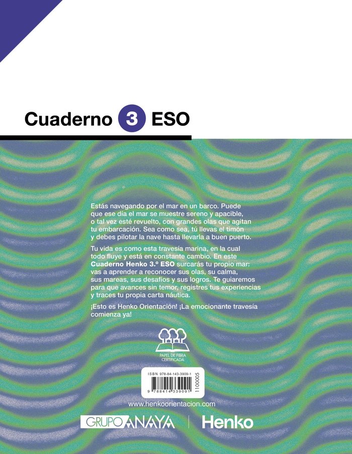 Boek CUADERNO HENKO 3 ESO ANAYA EDUCACION