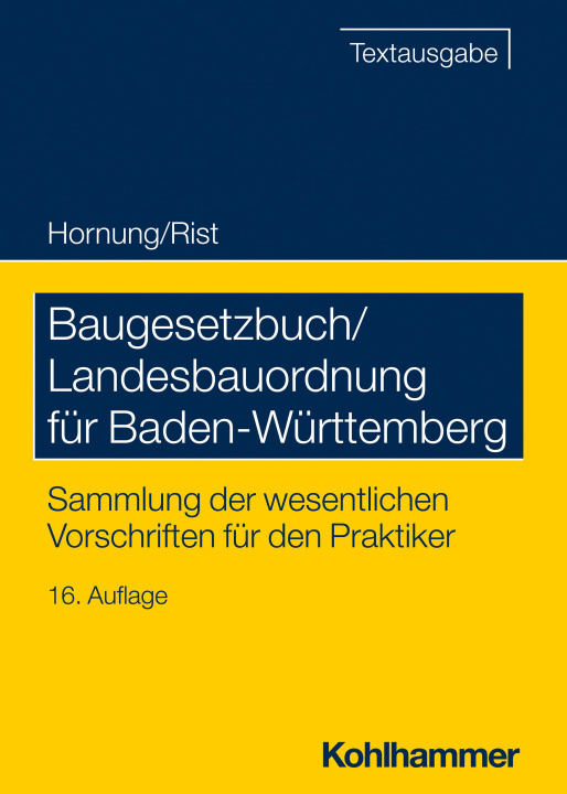 Carte Baugesetzbuch/Landesbauordnung für Baden-Württemberg Martin Rist