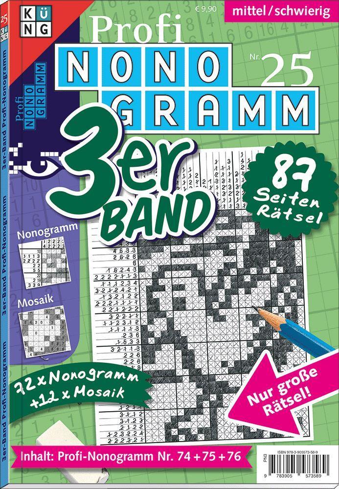 Книга Profi-Nonogramm 3er-Band Nr. 25 