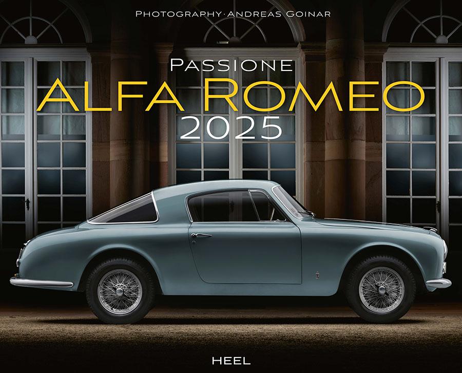 Kalendár/Diár Passione Alfa Romeo Kalender 2025 Andreas Goinar