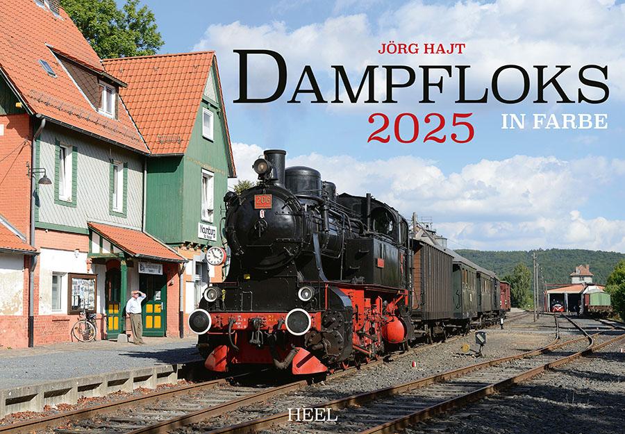 Kalendář/Diář Dampfloks in Farbe Kalender 2025 Jörg Hajt