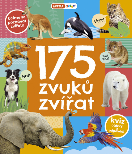 Kniha 175 zvuků zvířat 