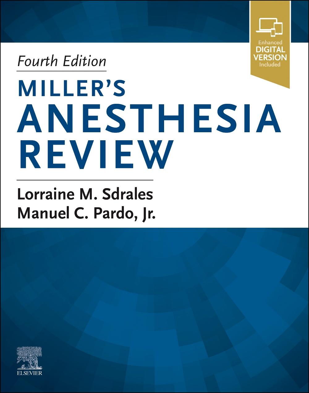 Book Miller's Anesthesia Review Lorraine M. Sdrales