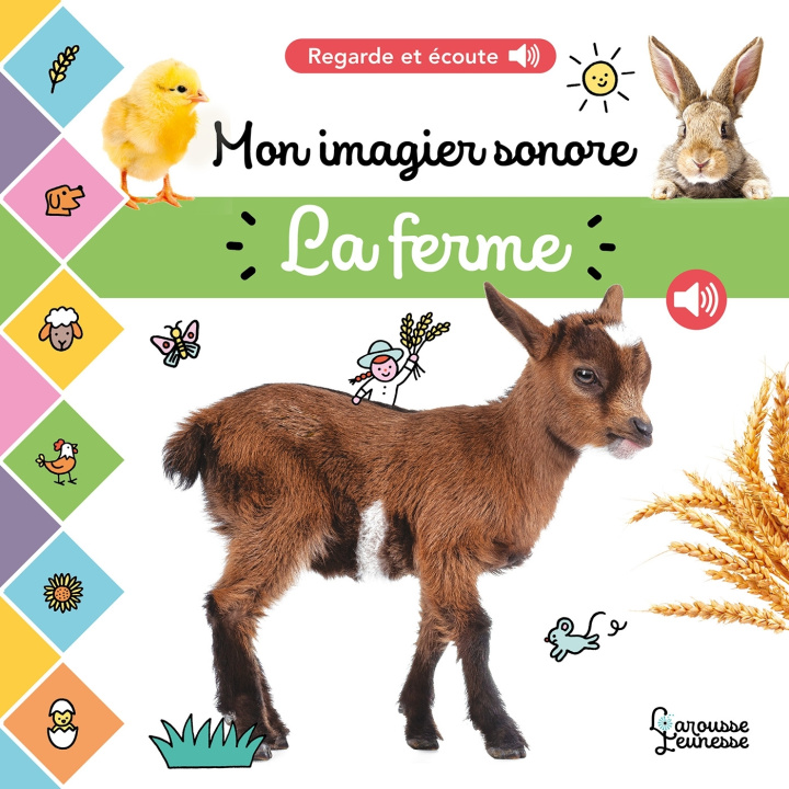 Carte Mon imagier sonore - La ferme 