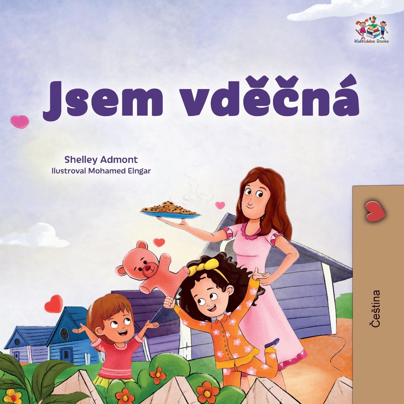 Carte I am Thankful (Czech Book for Children) Kidkiddos Books