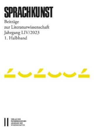 Książka Sprachkunst - Beiträge zur Literaturwissenschaft, Jahrgang LIV/2023, 1. Halbband Christoph Leitgeb