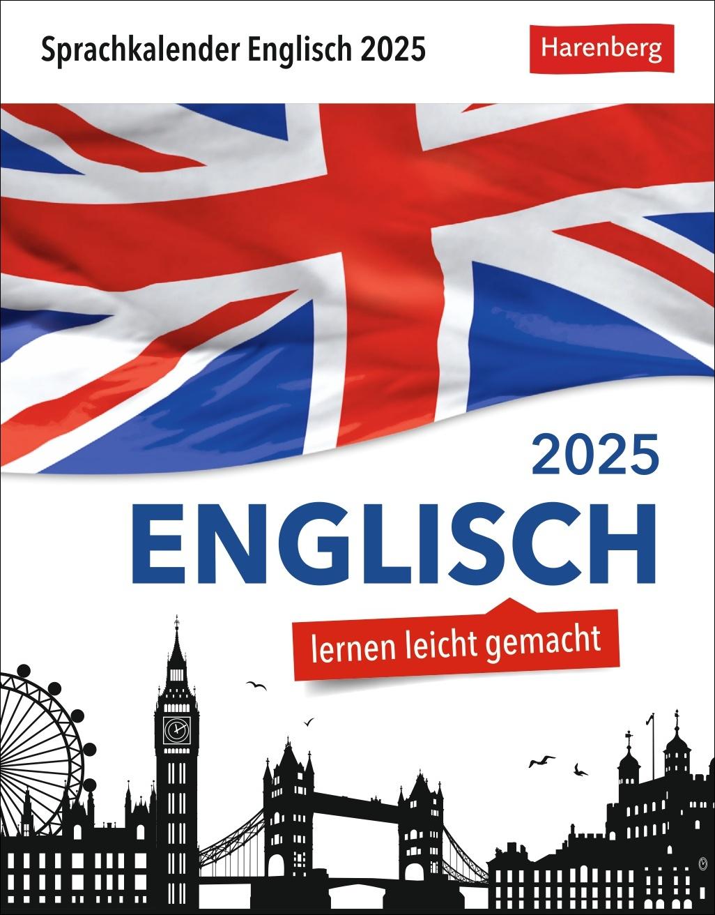 Kalendár/Diár Englisch Sprachkalender 2025 - Englisch lernen leicht gemacht - Tagesabreißkalender Steffen Butz