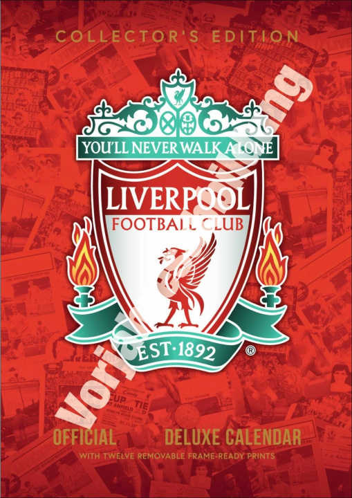 Kalendář/Diář Liverpool Posterkalender 2025 