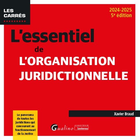 Könyv L'essentiel de l'organisation juridictionnelle Braud