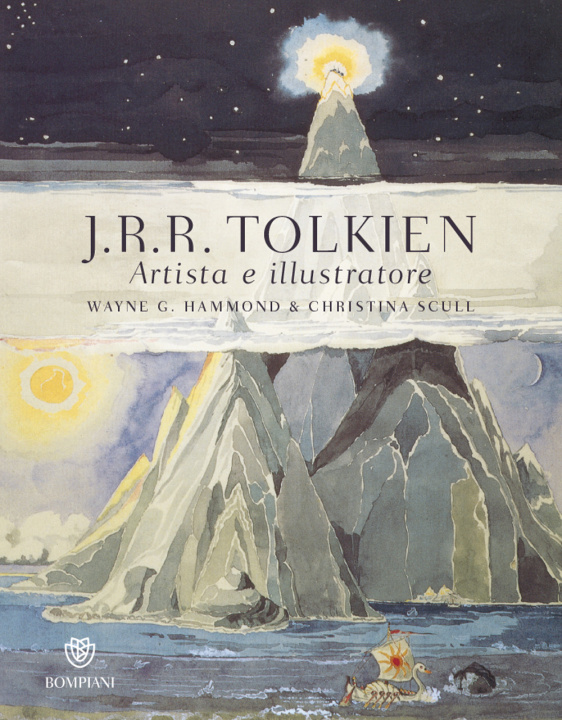 Kniha J.R.R. Tolkien. Artista e illustratore G. Hammond Wayne