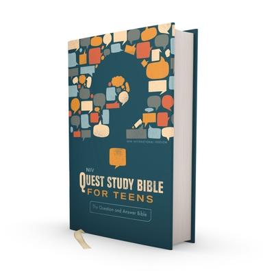 Książka Niv, Quest Study Bible for Teens, Hardcover, Navy, Comfort Print Christianity Today Intl