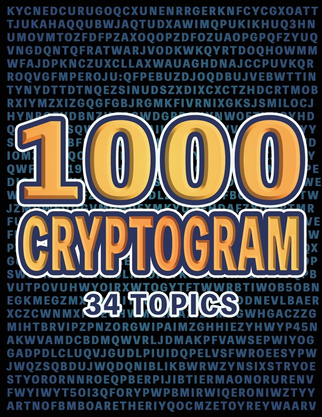 Könyv 1000 Cryptogram Puzzle Book 