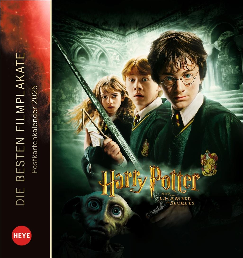 Kalendarz/Pamiętnik Harry Potter Filmplakate Postkartenkalender 2025 