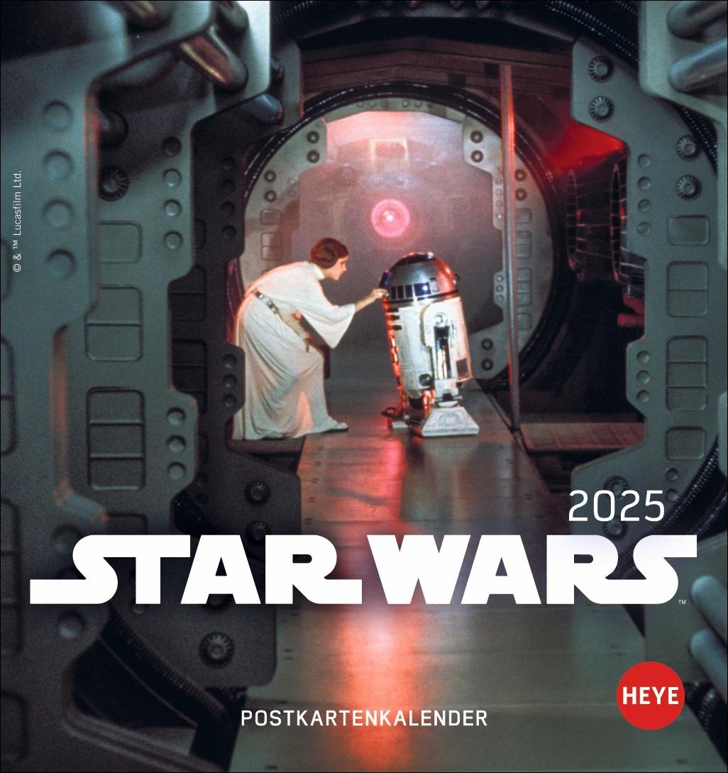 Kalendarz/Pamiętnik Star Wars Postkartenkalender 2025 