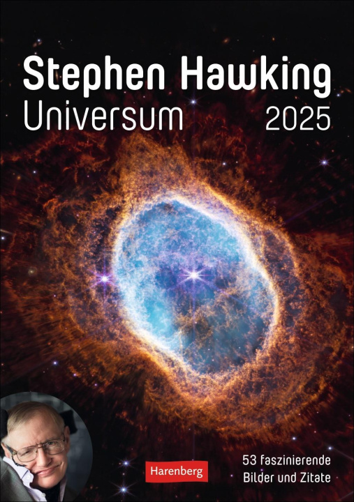 Calendar/Diary Stephen Hawking - Universum Wochenplaner 2025 - 53 faszinierende Bilder und Zitate 