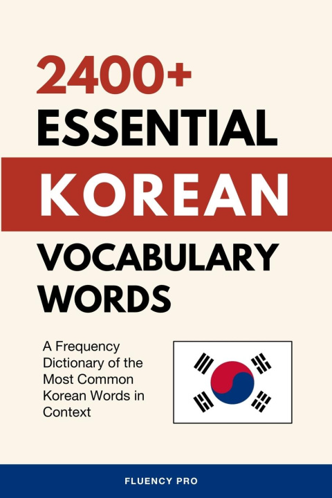 Książka 2400+ Essential Korean Vocabulary Words 