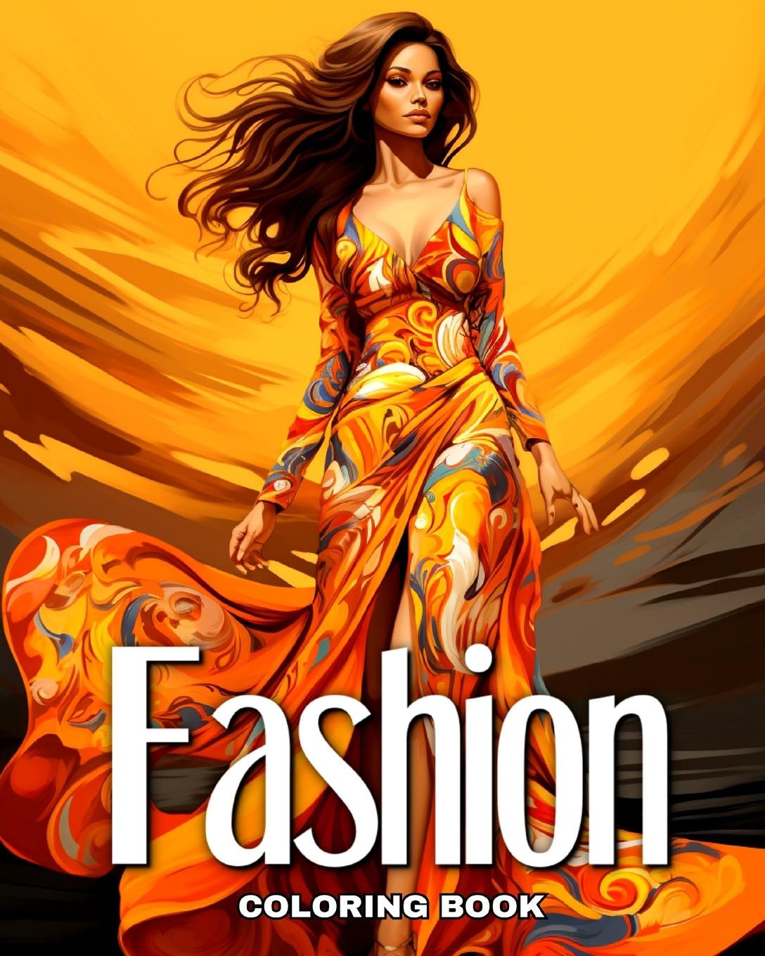 Kniha Fashion Coloring Book 