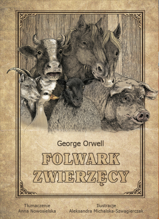 Kniha Folwark zwierzęcy Orwell George