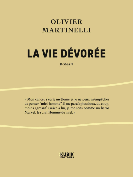 Knjiga La Vie dévorée Martinelli