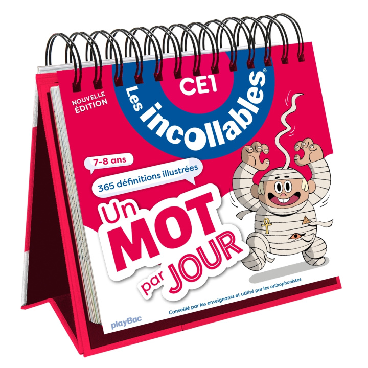 Könyv Les incollables - Un mot par jour - CE1 7/8 ans - édition 2024 Playbac Éditions