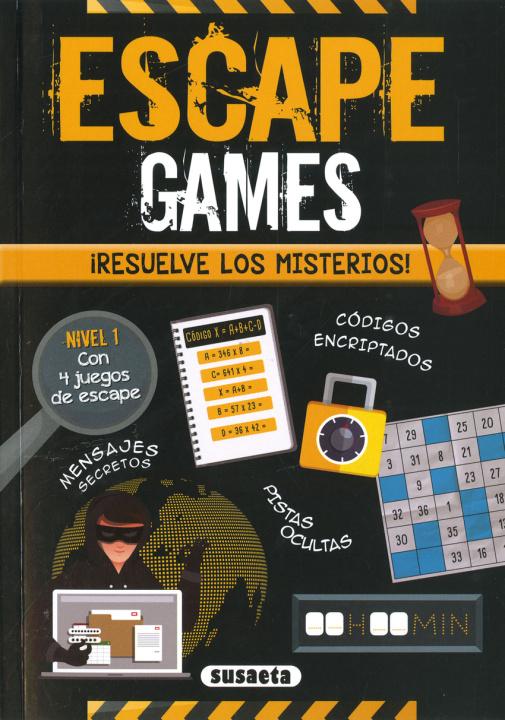 Könyv Escape Games. ¡Resuelve los misterios! Nivel 1 MALLORY MONHARD