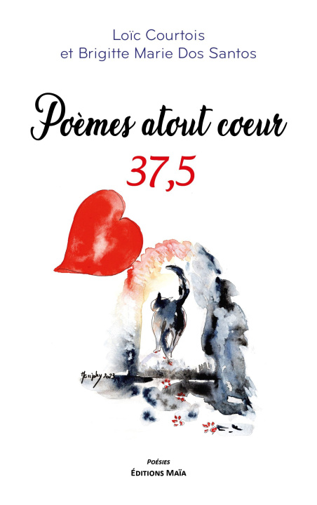 Kniha Poèmes atout cœur 37,5 Courtois