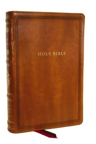 Knjiga RSV Personal Size Bible with Cross References, Brown Leathersoft, (Sovereign Collection) 